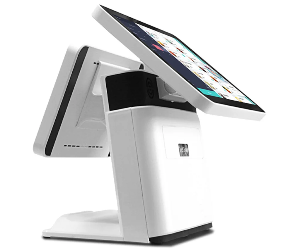 안드로이드 윈도우 10 POS 단말기 올인원 듀얼 스크린 터치 POS 시스템 컴퓨터 (레스토랑용)