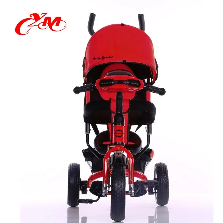 Germany and Poland Market Models Kids Tricycle with Wagon / Multifunctional Baby Tricycle 4-in-1 / Baby Tricycle with Big Wheel