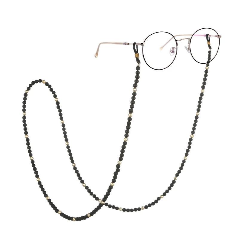 eye glasses string holder,premium black onyx