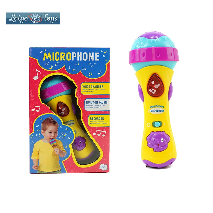 Игрушка "микрофон". Микрофон детский с изменением голоса. Музыкальная игрушка микрофон Джой той.