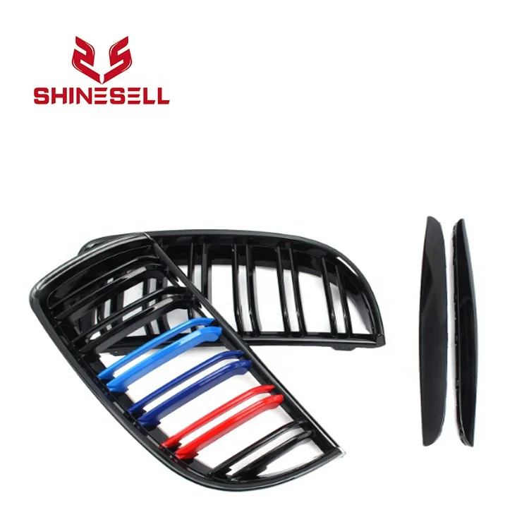 Nierengrill Für BMW E90 LCI 3er - Doppellinien Design Frontgrill Aus ABS Kunststoff