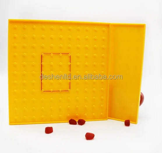 Wholesales 11*11 Pins Double-Sided Geoboard  Educational Toys for Kids - Set of 6