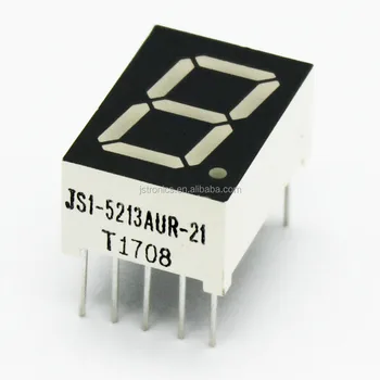 Single displays 0.52" inch 1 digit 7 segment led display
