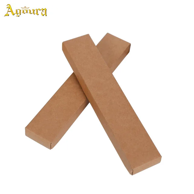 High Quality and Best Selling Single Pair Chopstick Kraft Paper Box Rigid Cover Packaging Box Customized Tableware Chopstick Box