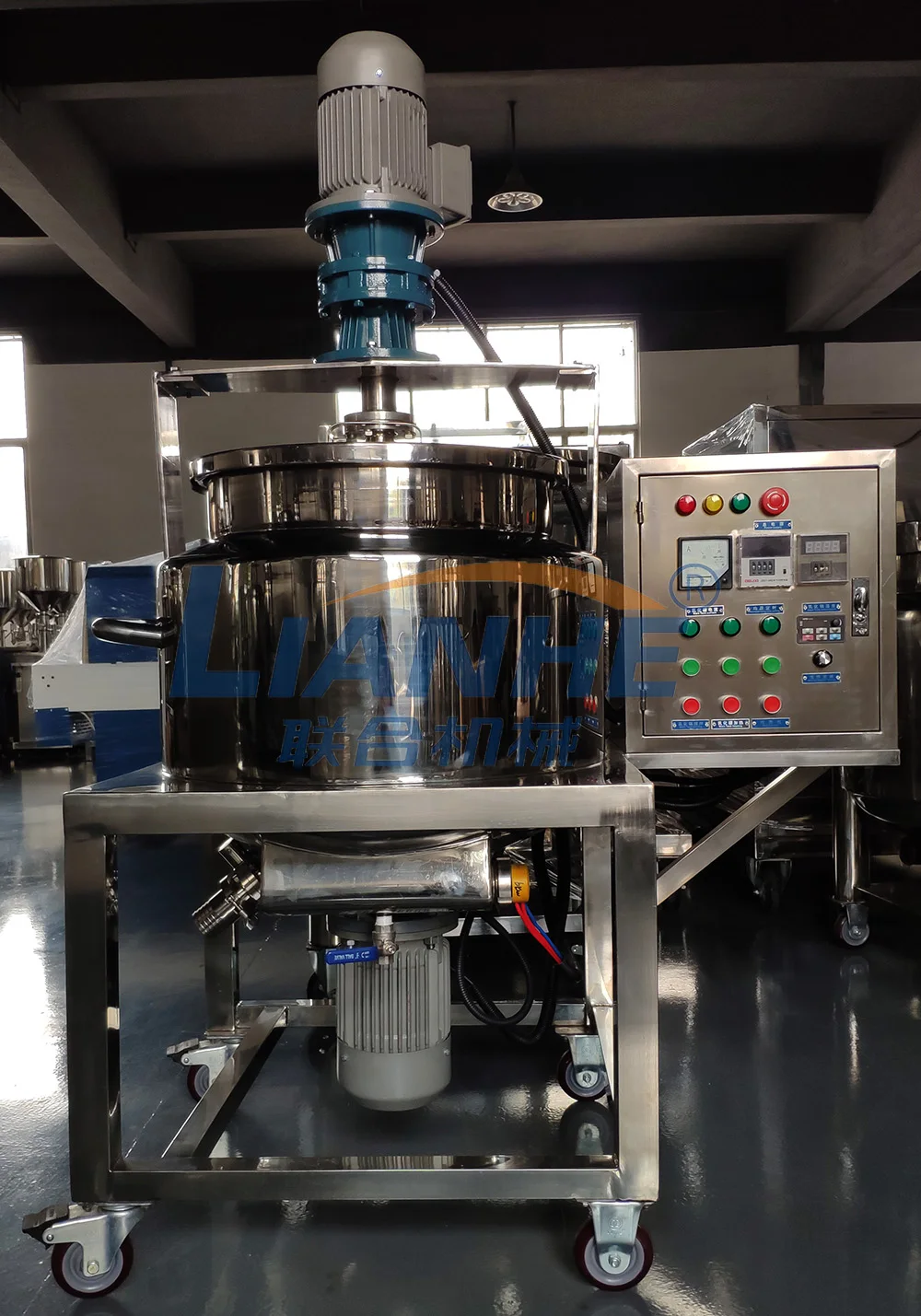 Detergent Liquid Mixer Machine Machine Liquid Make Soap Car Washing Cosmetic Manufacturing Machinery