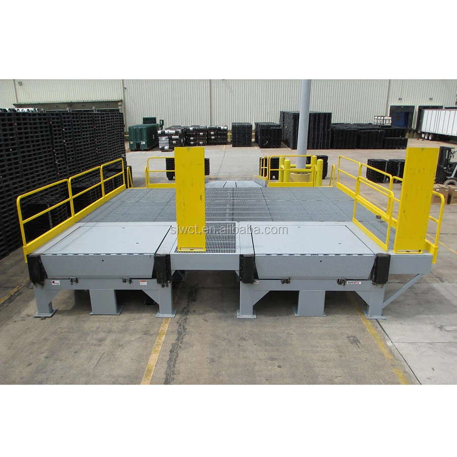 15 Tons Portable Steel Trailer Cross Dock Platform