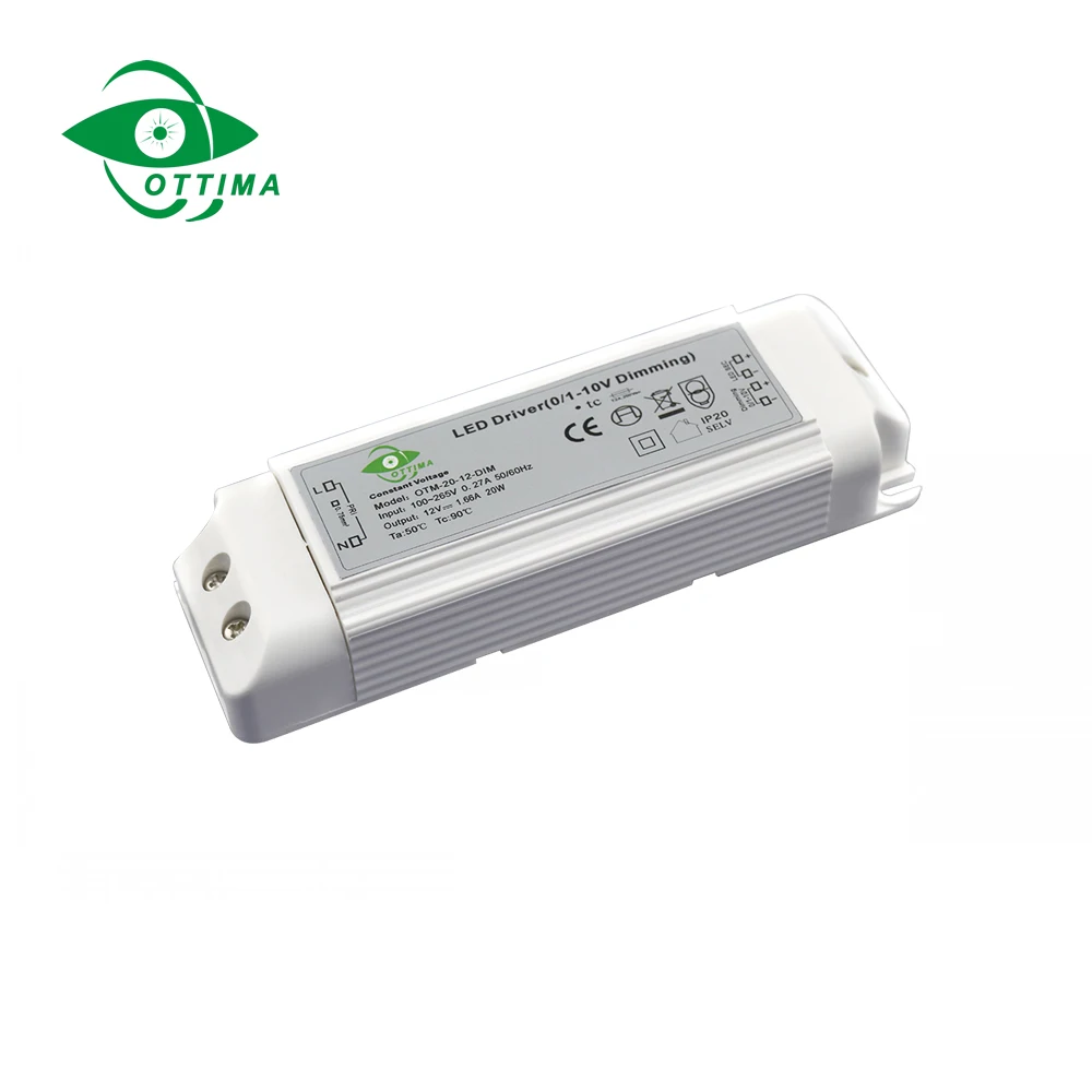 Ottima electronic switch model power supply 12v constant voltage triac dimmable led driver