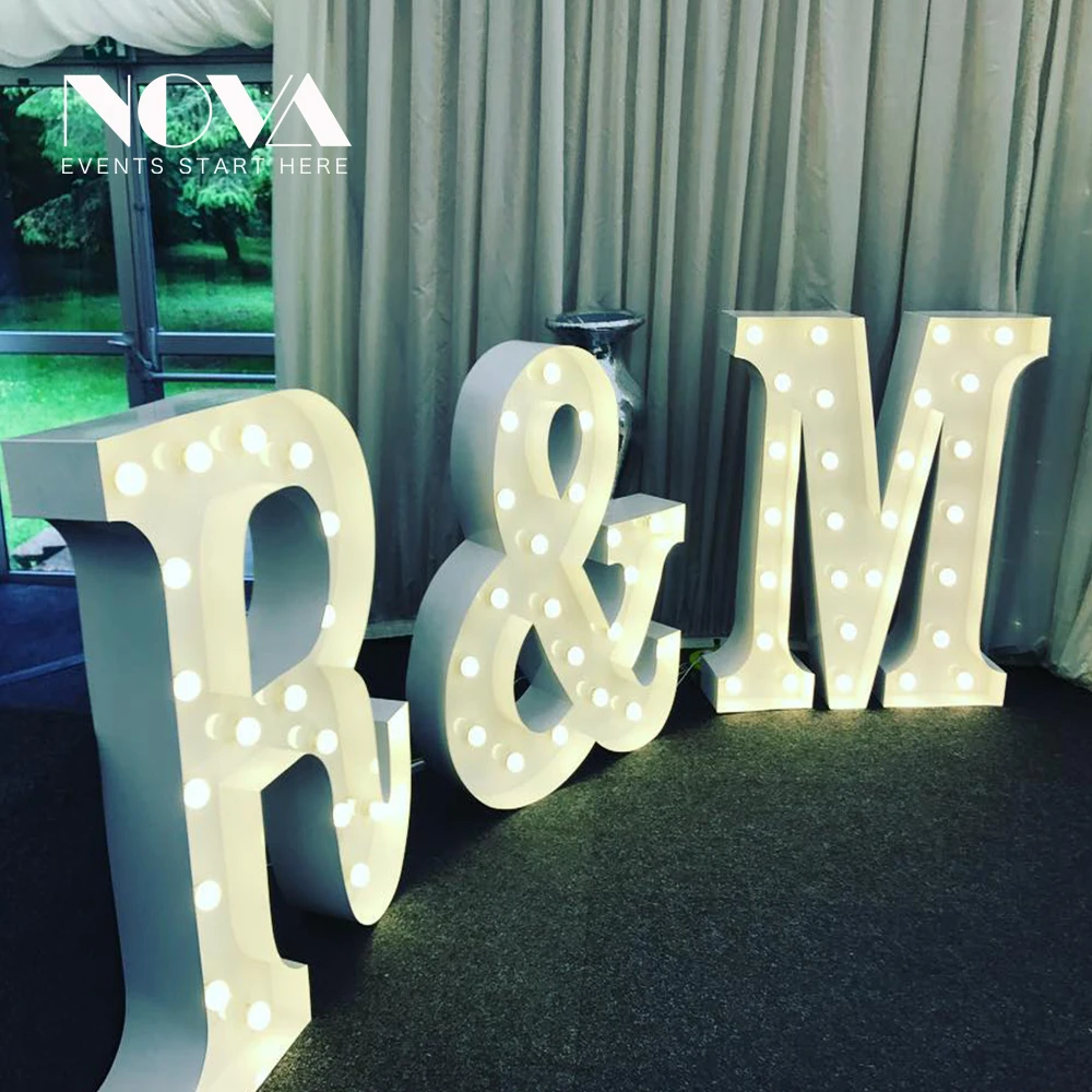 custom made light up letters