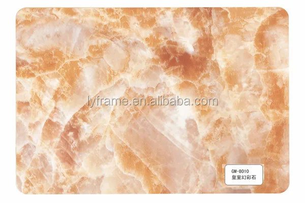 Деревянный дизайн ПВХ мраморный лист с высокой глянцевой водонепроницаемой УФ поверхностью Мраморный