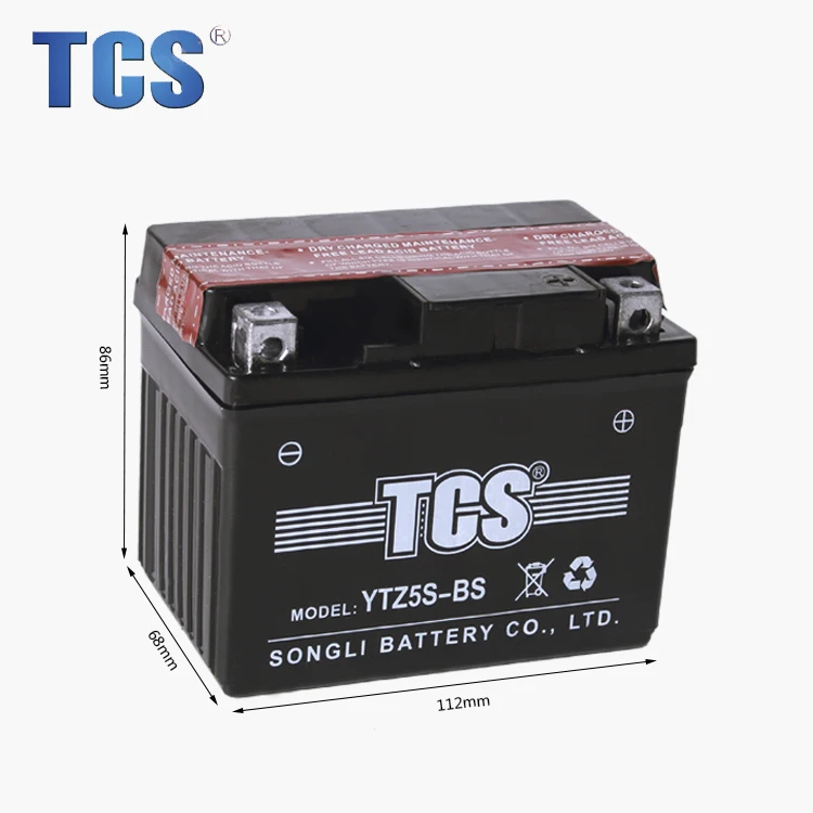 
 Ytz5s батарея мотоцикла mf Улучшенный 12v 4ah  