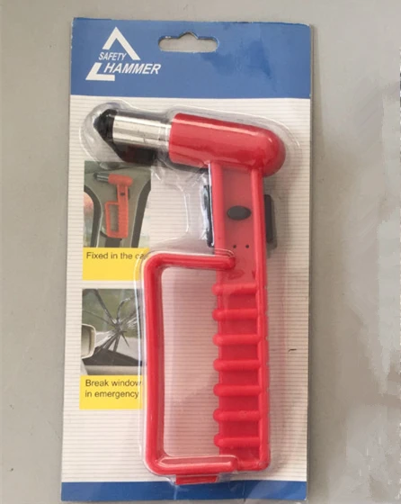 Marteau De Secours Voiture 3 Pièces - Brise-Vitre Et Coupe-Ceinture Pour Urgence Sécurité