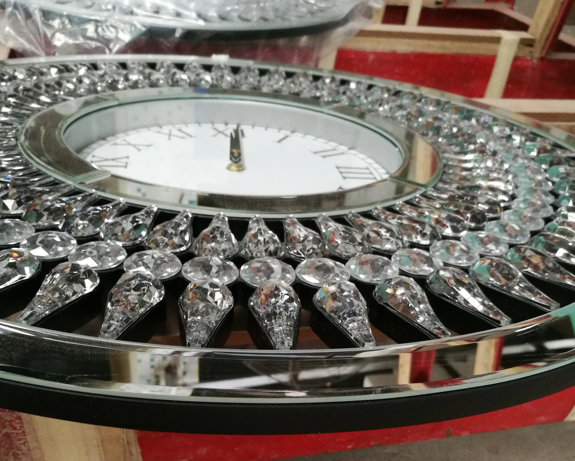 Декоративные настенные часы UK Design Crystal Diamond