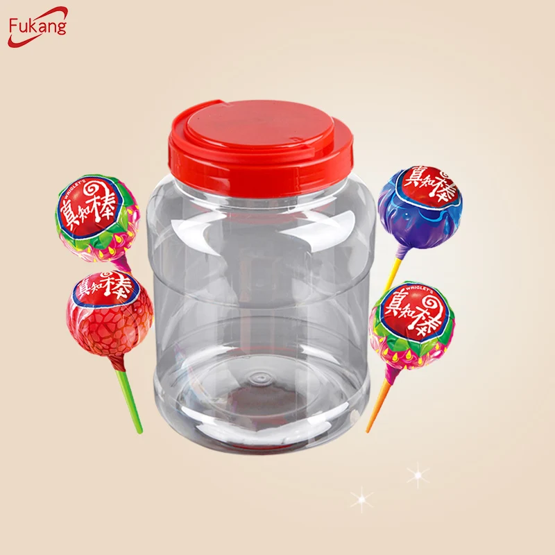 780ml large sealable PET Plastic jars 780g airtight containers storage cans  mason jar storage container candy