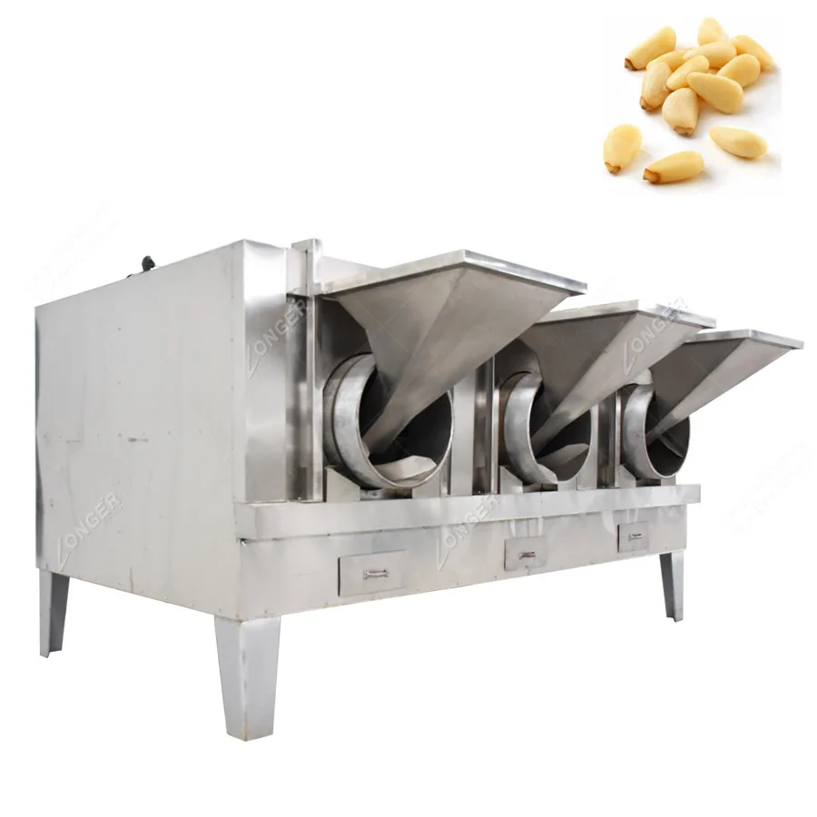 Automatic Electric Groundnut Roaster Toasting Machine Peanut Toaster  Machine in India