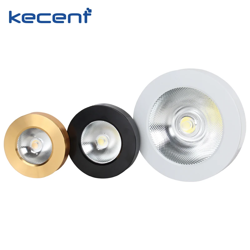 CE RoHS SAA сертифицированный 5 Вт Светодиодный точечный светильник, потолочный мини-светильник для поверхностного монтажа, cob ультратонкий Светодиодный потолочный светильник