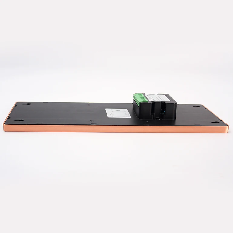 Прямоугольный гостиничный дверной звонок светодио дный светильник номер двери дома с розовой золотой рамой