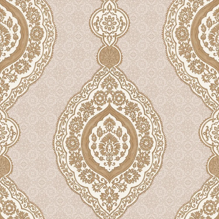 Classic Bohemian Style Vertical Design Living Room Wallpaper