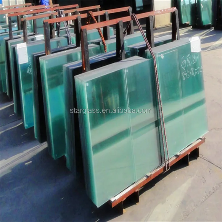 product high quality safety security flat curved sgp bulletproof toughened laminated glass sheet price639-2