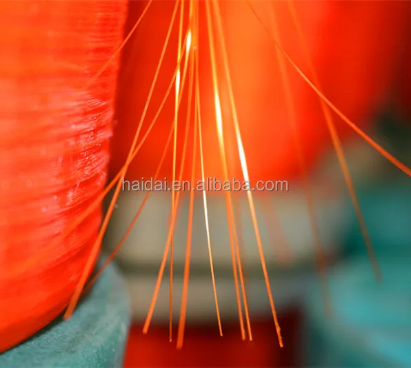 Stretching pp Polypropylene / Polyethylene Pe Straight Monofilament Fiber Yarn Extruding Machine for Weaving Plastic Net Rope