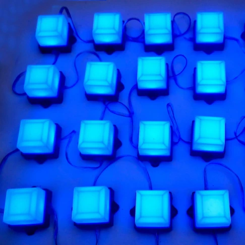 RGB Colorful DMX 512 SD Card Control Square LED Pixel Point Dot Light