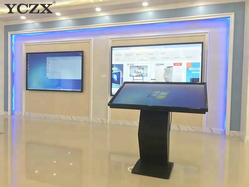 55 дюймов Смарт Подиум сенсорный экран накладка с высокой чувствительностью для LED ТВ whitleboard с подвижной подставкой для учителя использования в классе