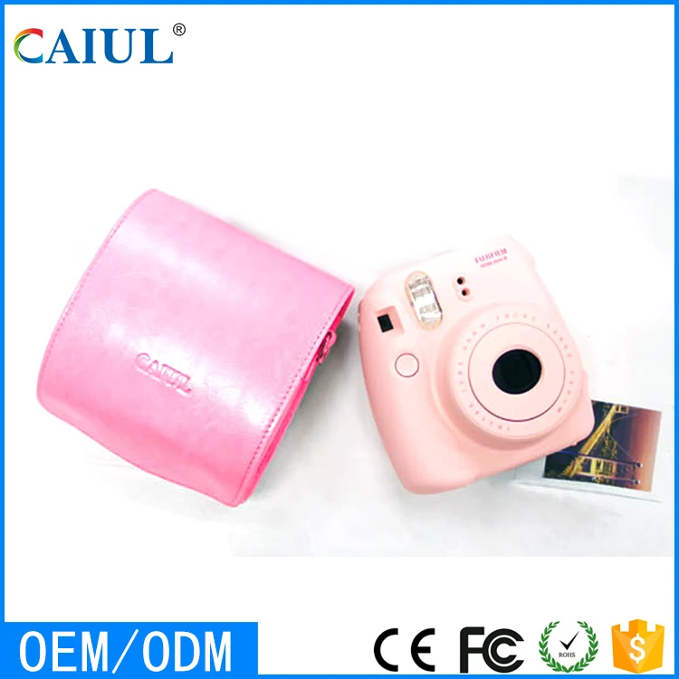 Камера моментальной печати Fujifilm Mini8 + светло-розовая сумка из искусственной кожи для камеры