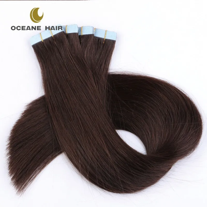 Tape In Human Hair Extensions Adhesive European Machine Remy Hair Extensions Tape In Hair  