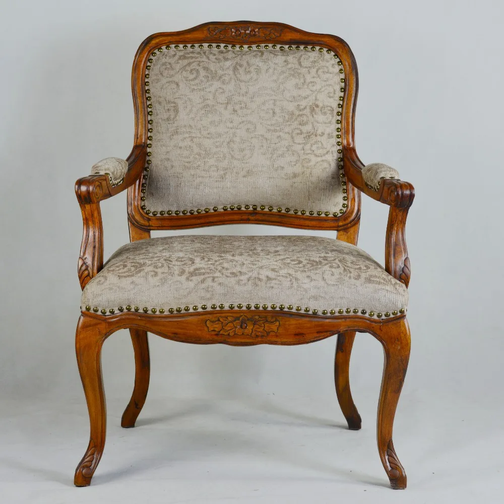 French Classic Antique Accent Chair 