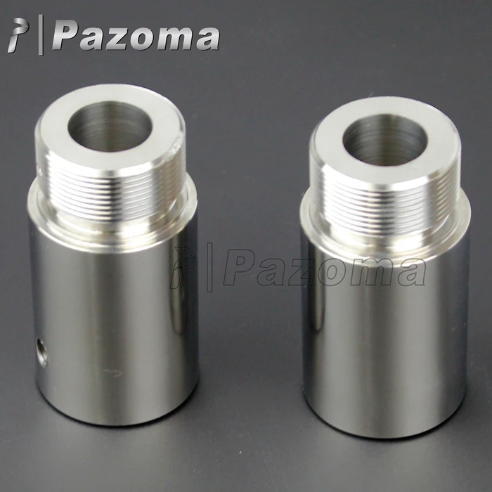 Fork Tube 2in Extension Steel Fork Tube Extension for Harley Dyna Glide Sportster FXD XL 39mm Fork Tube