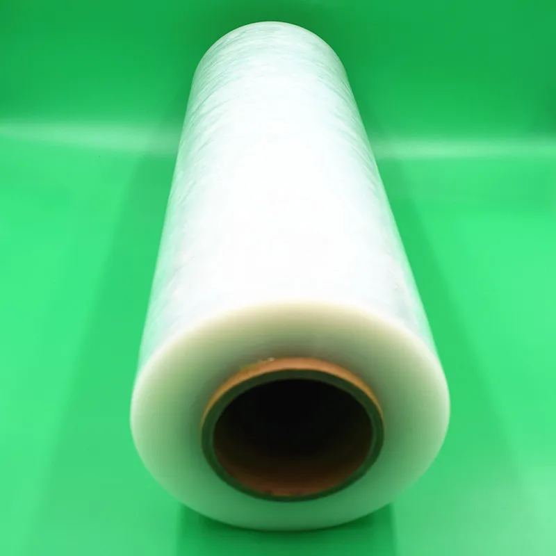 China Recycle LLDPE Stretch Film Machine 50cm Width Glossy Moisture Proof Packaging Film with Customizable Logo