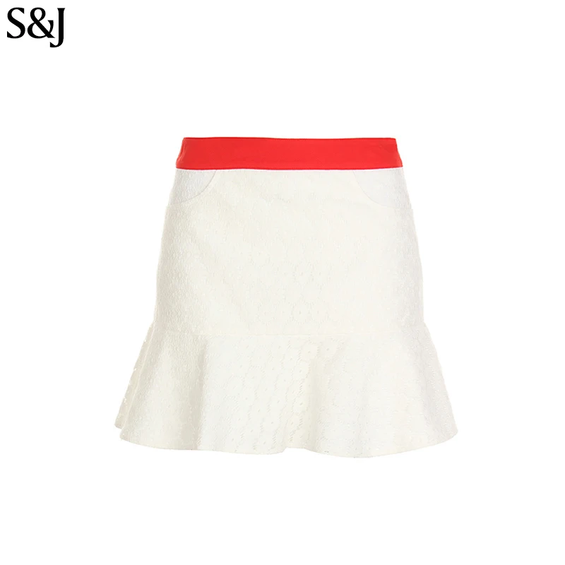 Jupe de tennis blanche plissée Clearance