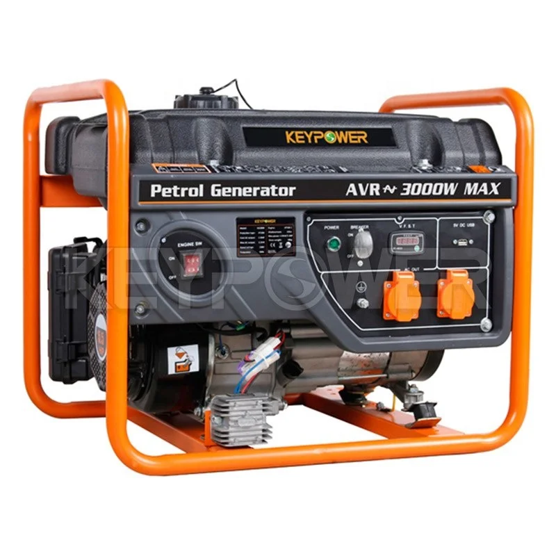 KEYPOWER Mobile Gasoline Generators 5 kw for Home Use to Thailand