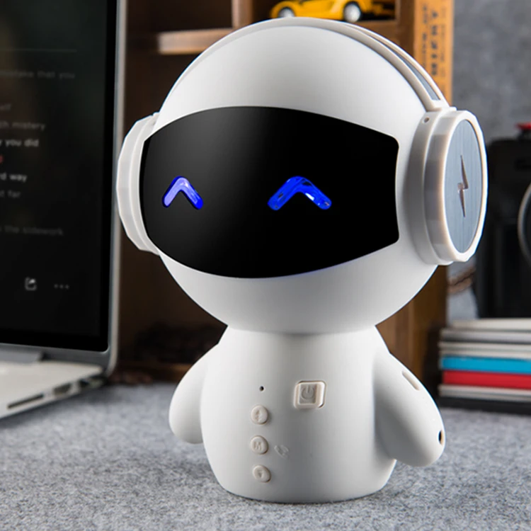 Mini Robot Bluetooth - Enceinte Et Batterie Externe Pour Smartphone