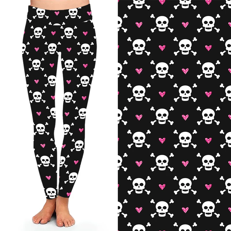 skull leggings workout