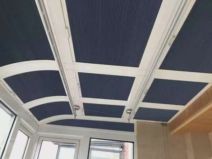 Manual Skylight Roof Window Cellular Honeycomb Blinds Curtain