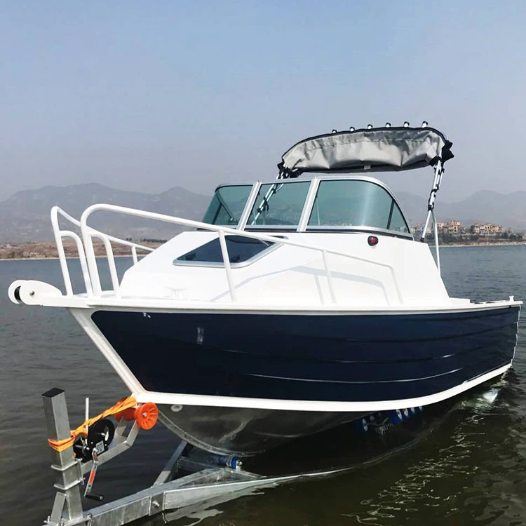 18ft Press Cuddy Cabin Boat With Outboard Engine Buy Caddy Mini Cabine Boats Aluminium Fishing Vessel Aluminium Alloy Boat Product On Alibaba Com