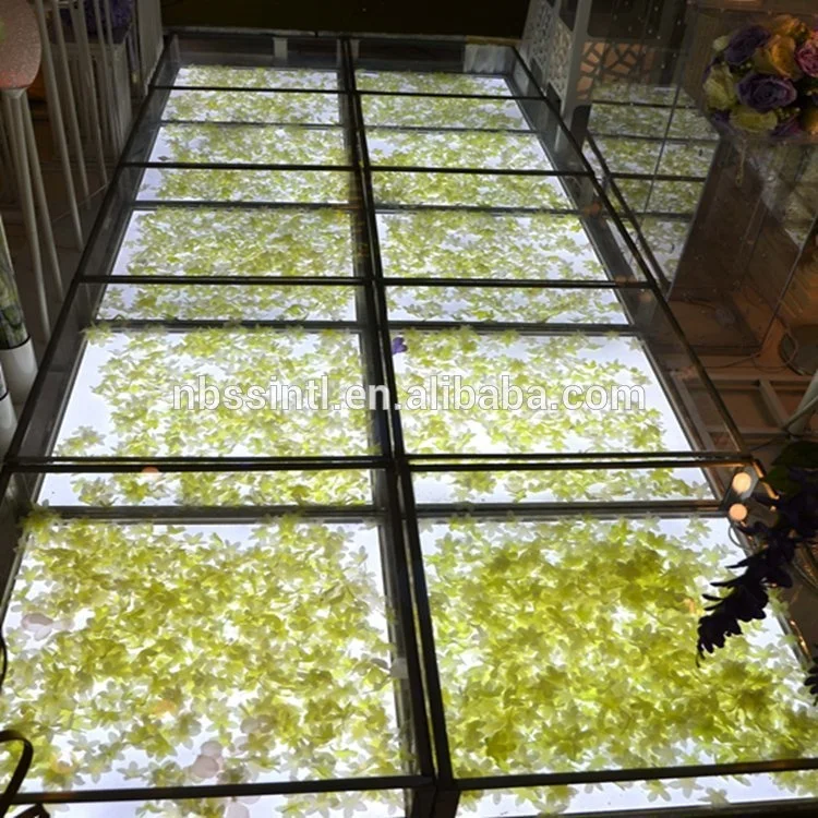 LED Lighting Artificial Flower Dance  Stage for Wedding Decoration