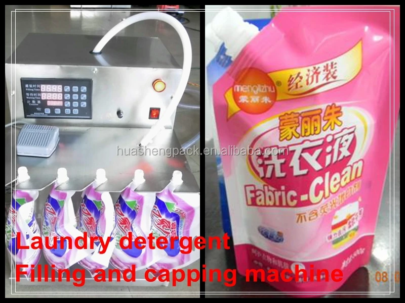 Manual Spout Pouch Filling Machine 17 Liters Per Minute with Big Volume