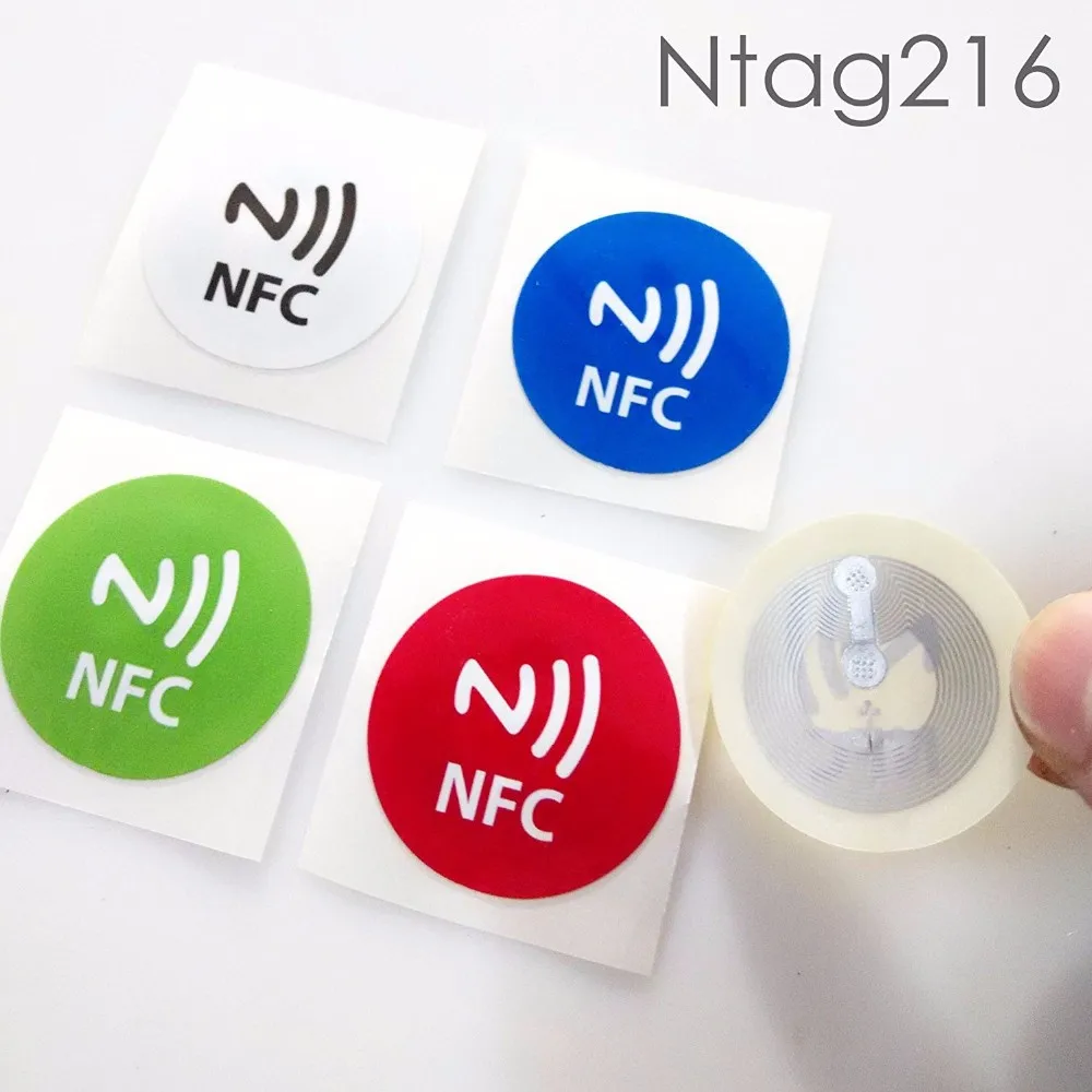 Programmable Passive Contactless Waterproof  215 RFID Sticker NFC Tags