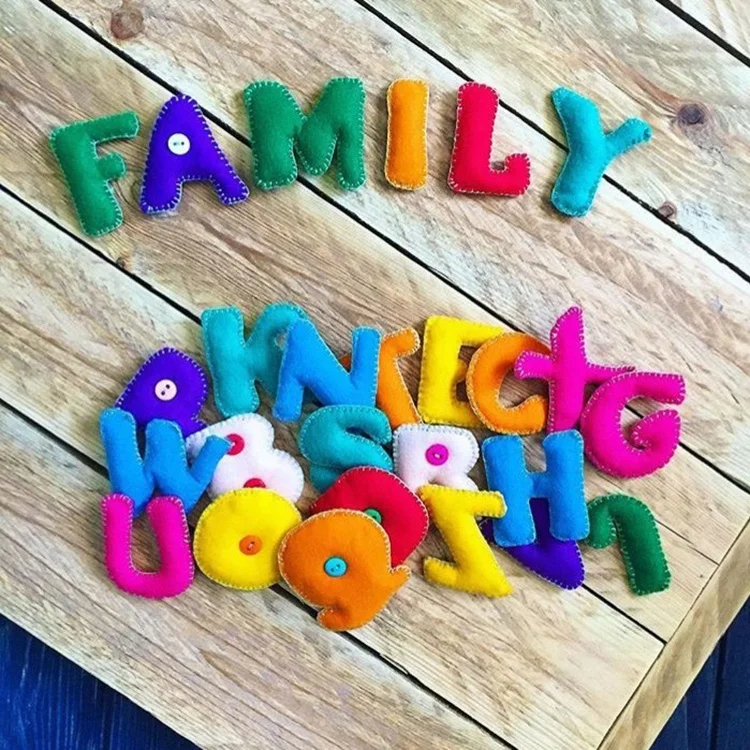 Jouets Pour Enfants Bloc De Lettres En Feutre Anglais Couture A La Main Buy Alphabet Arabe Educ Jouet Jouet De Bloc Alphabet Boite A Jouets Alphabet Product On Alibaba Com