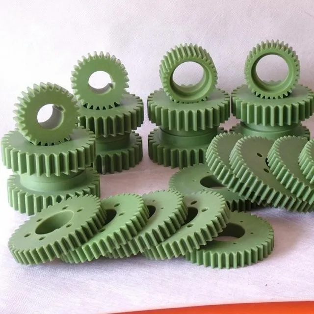 Custom Plasticnylonpom Helical Bevel Gear Plastic Double Spur Gear Transmission Gearbox 6008