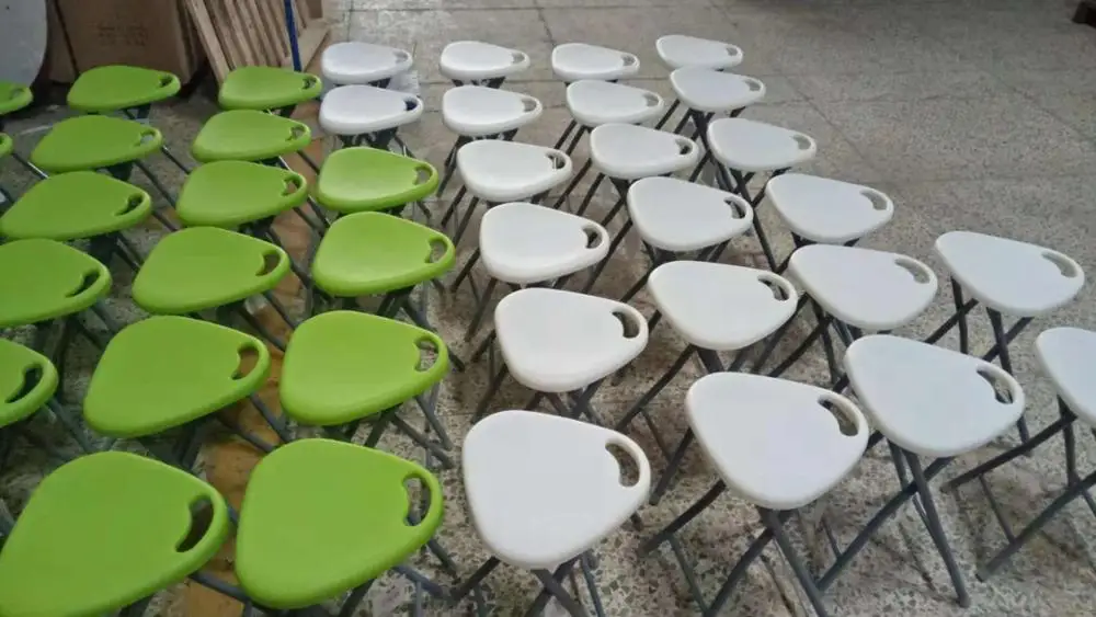 Портативный Легкий Металлический и пластиковый складной стул с ручкой для переноски