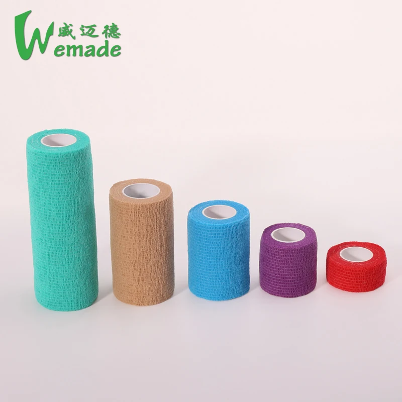 colored gauze bandage