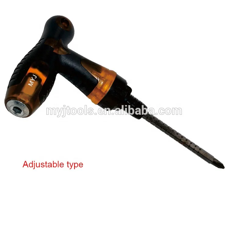 T Handle Combination Push Pull Ratchet Screw Driver Universial
