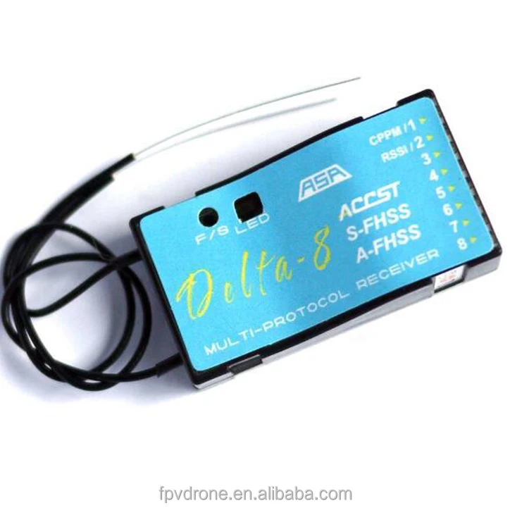 Frsky Delta-8 2.4G Receiver - 8CH Compatible with Futaba