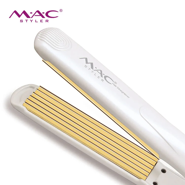 Flat Iron and PTC Ceramic Plate LCD Display and Ergonomic Handle Hair Straightener