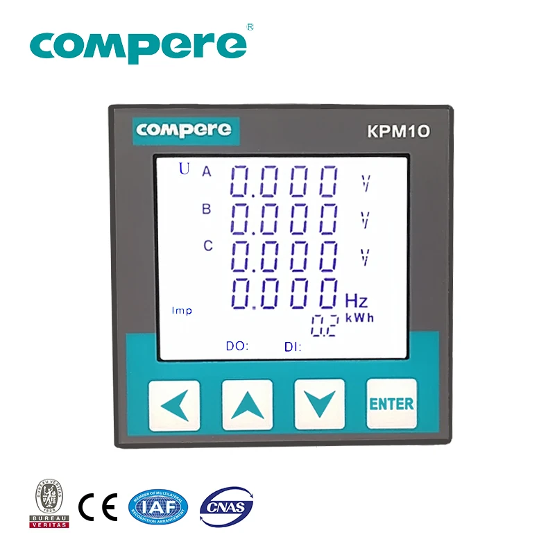 3 Phase Modbus Tcp Multifunction Smart Electric Power Meter Energy Monitor