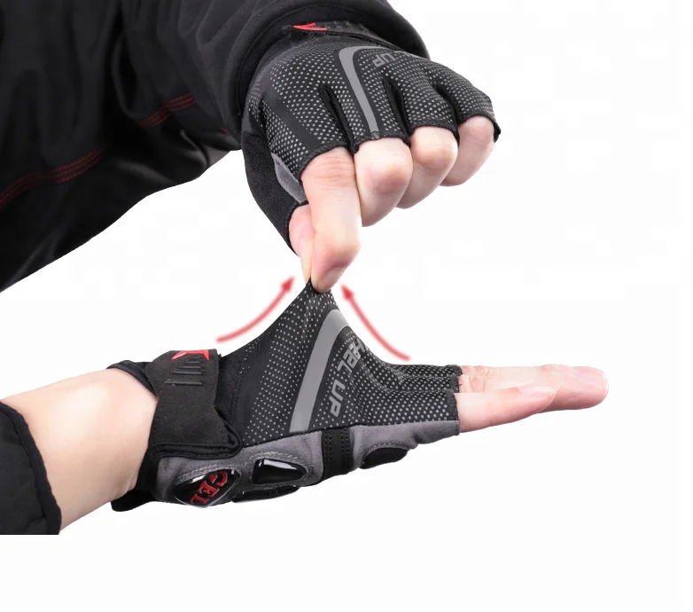 Высококачественные амортизирующие велосипедные перчатки из жидкого силикона + накладка на пол пальца SBR