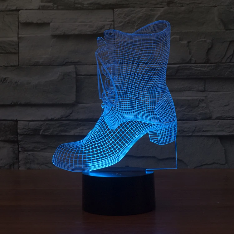 
Оптическая светодиодная 3d иллюзионная лампа, рекламное украшение для офиса 