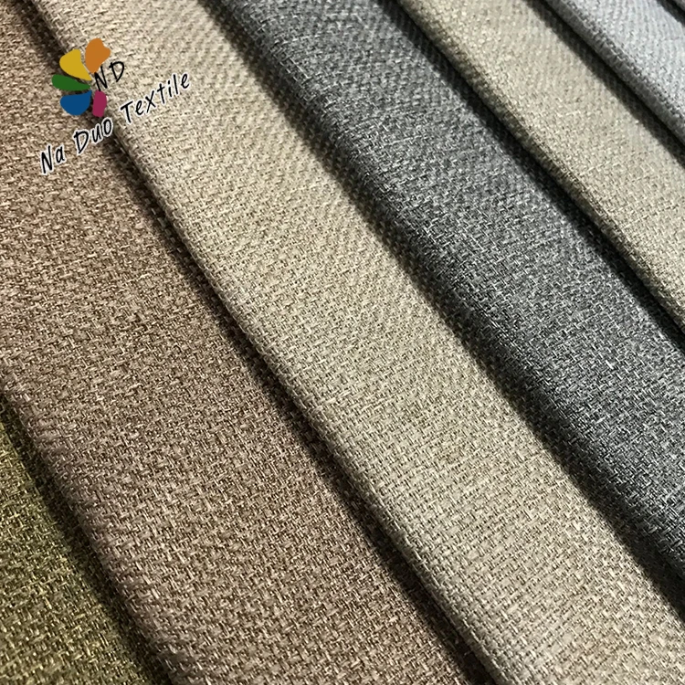 Китайский новый дизайн ткань с вышивкой из льна и спандекса обивочная